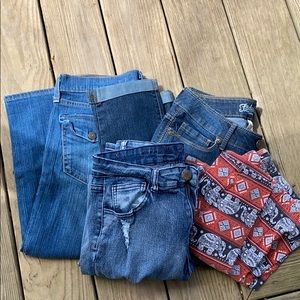 Size 6 capris pants and leggings